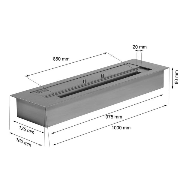 5 Litre Outdoor Superior Burner - W: 100 cm