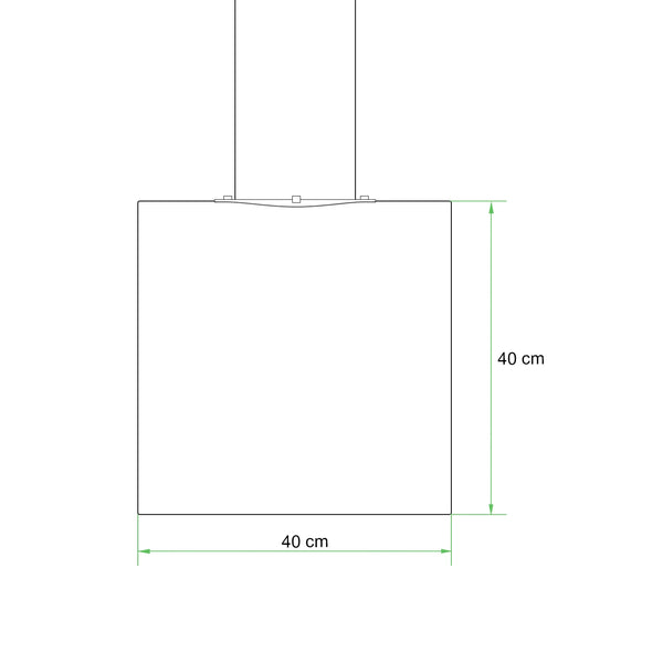 Toronto Black - 2-Sided Ceiling Mounted Biofire