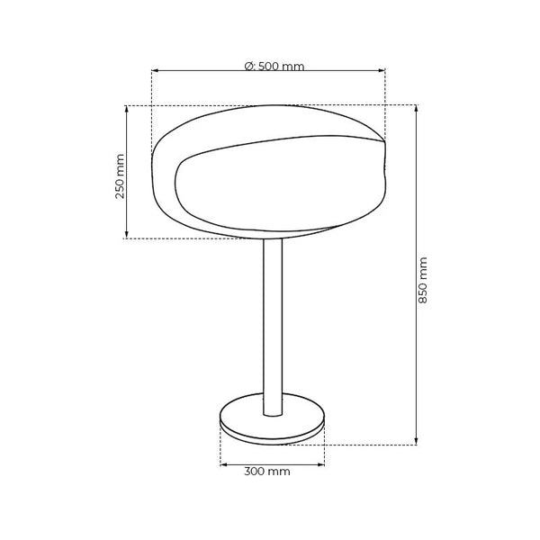 Oxide UFO-50 Freestanding Bio Fireplace