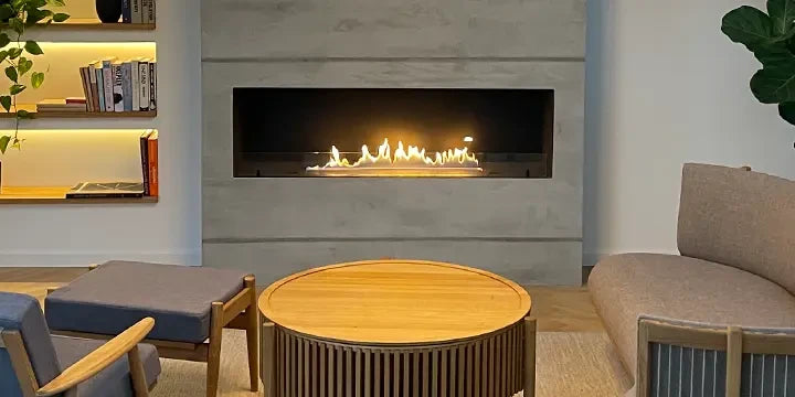 1 sided built in bioethanol insert