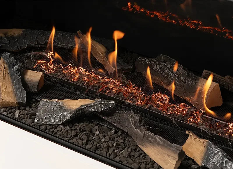 logs bio fireplace