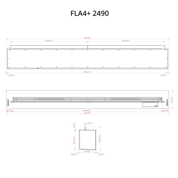 FLA4+ 2490 - Automatic Bioethanol Burner