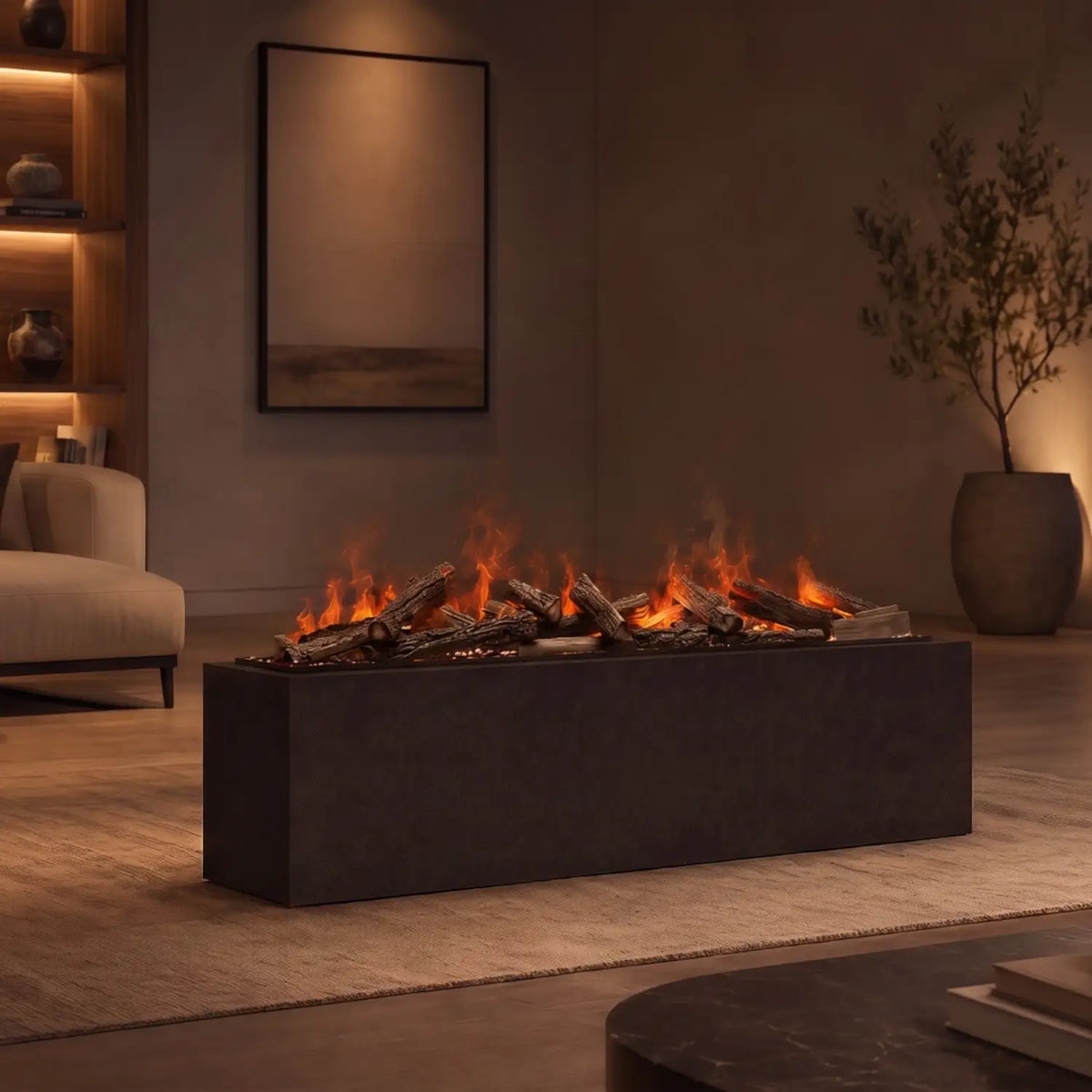 Triton 1500 - Multicolour Water Vapour Fireplace