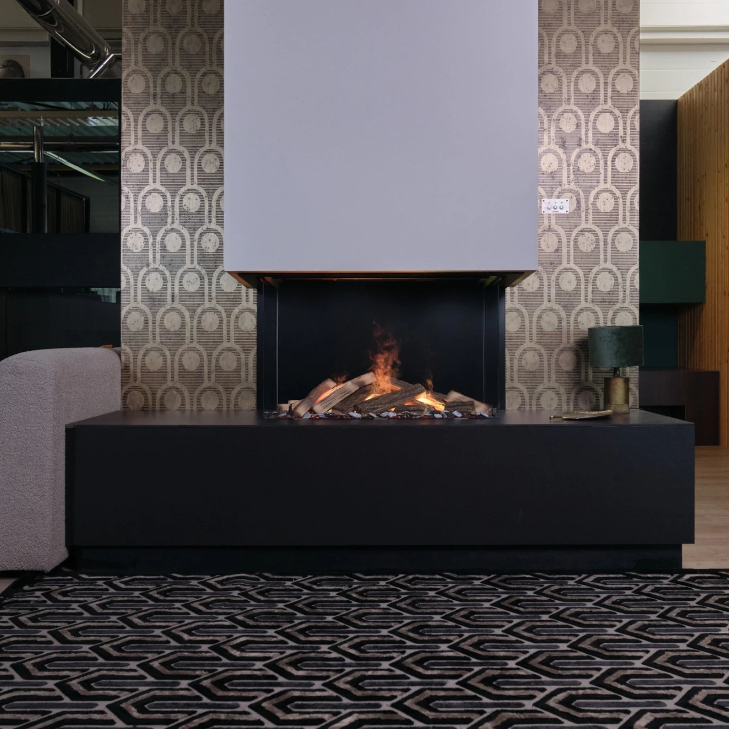 e-MatriX 800-500 III - Water Vapour Fireplace