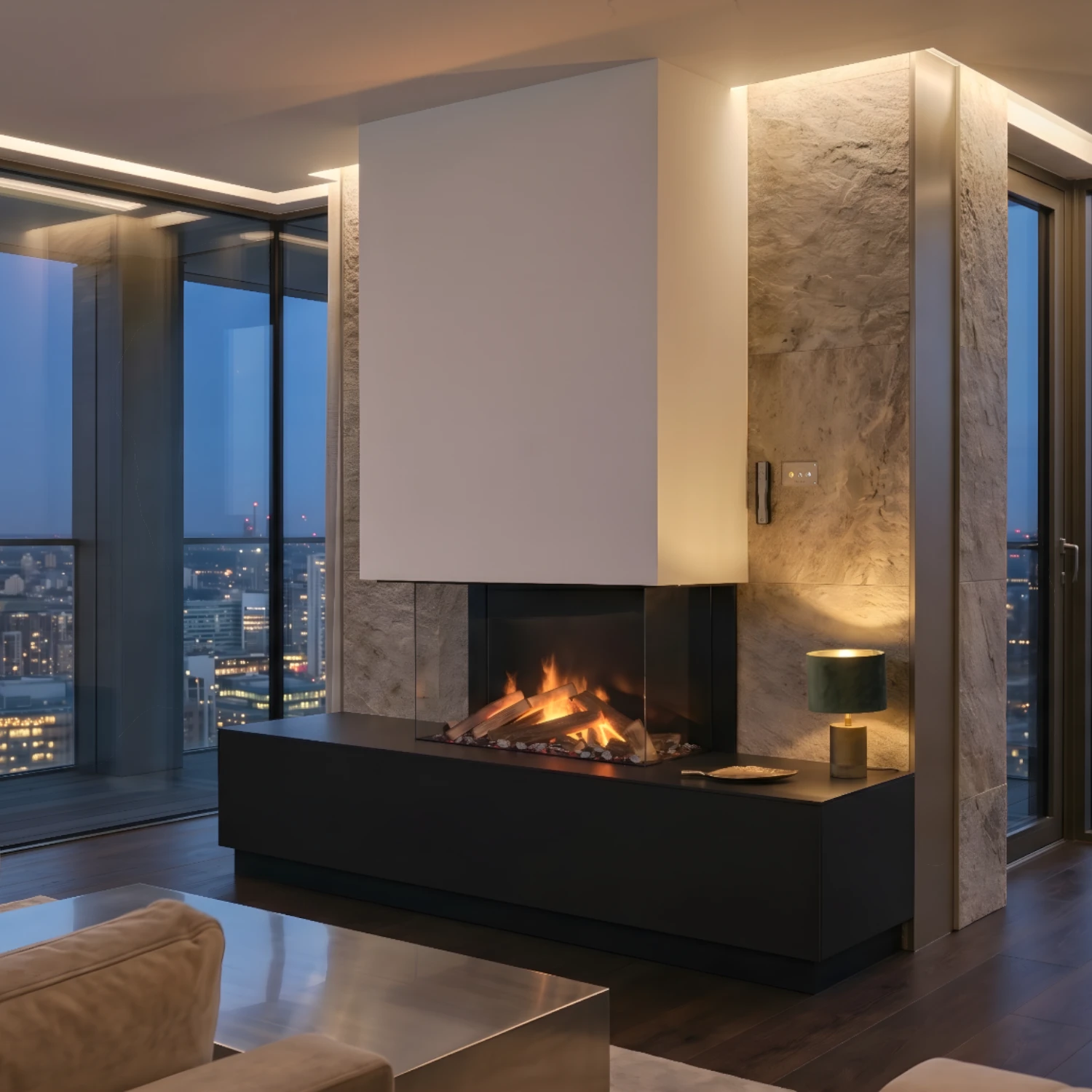 e-MatriX 800-500 III - Water Vapour Fireplace