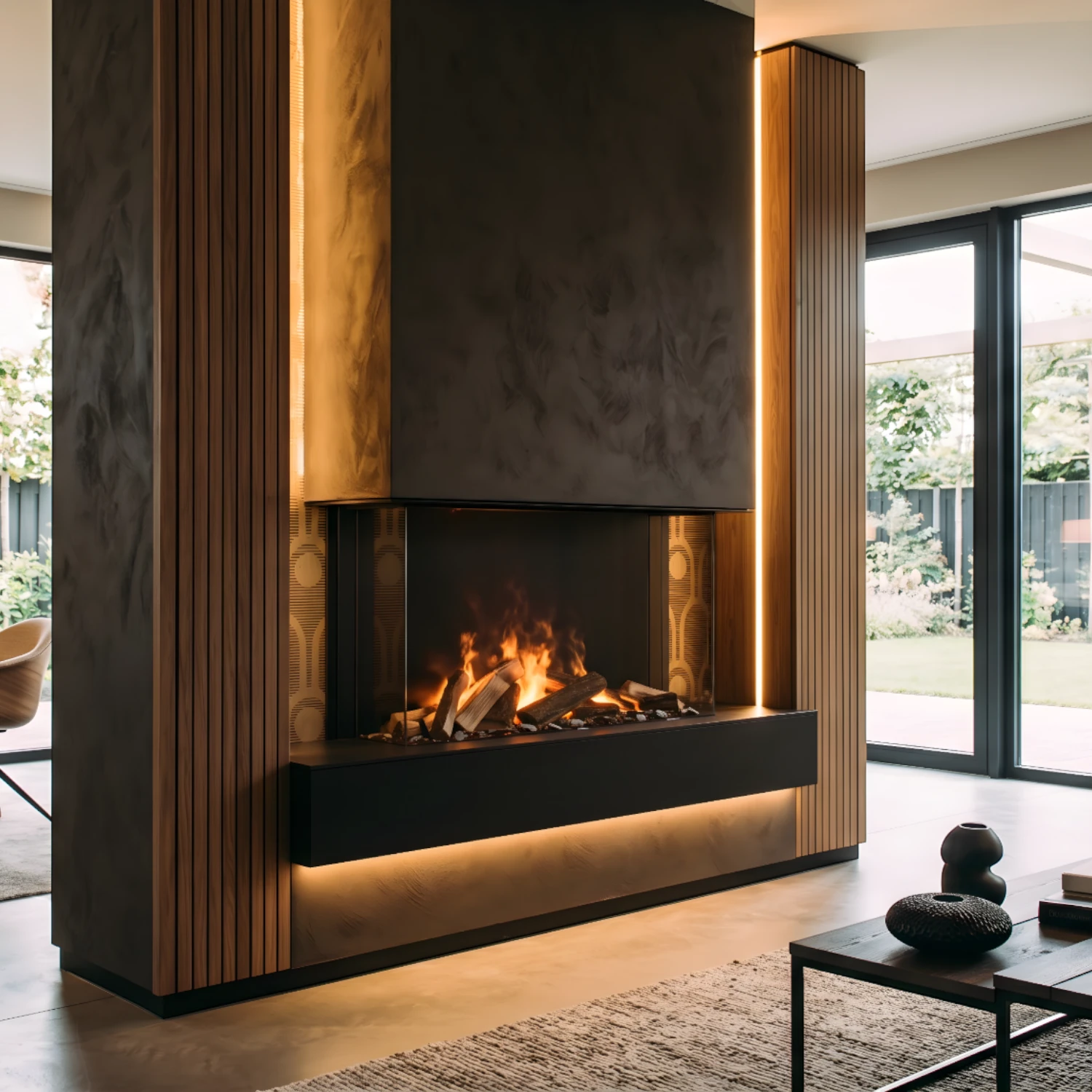 e-MatriX 800-500 III - Water Vapour Fireplace
