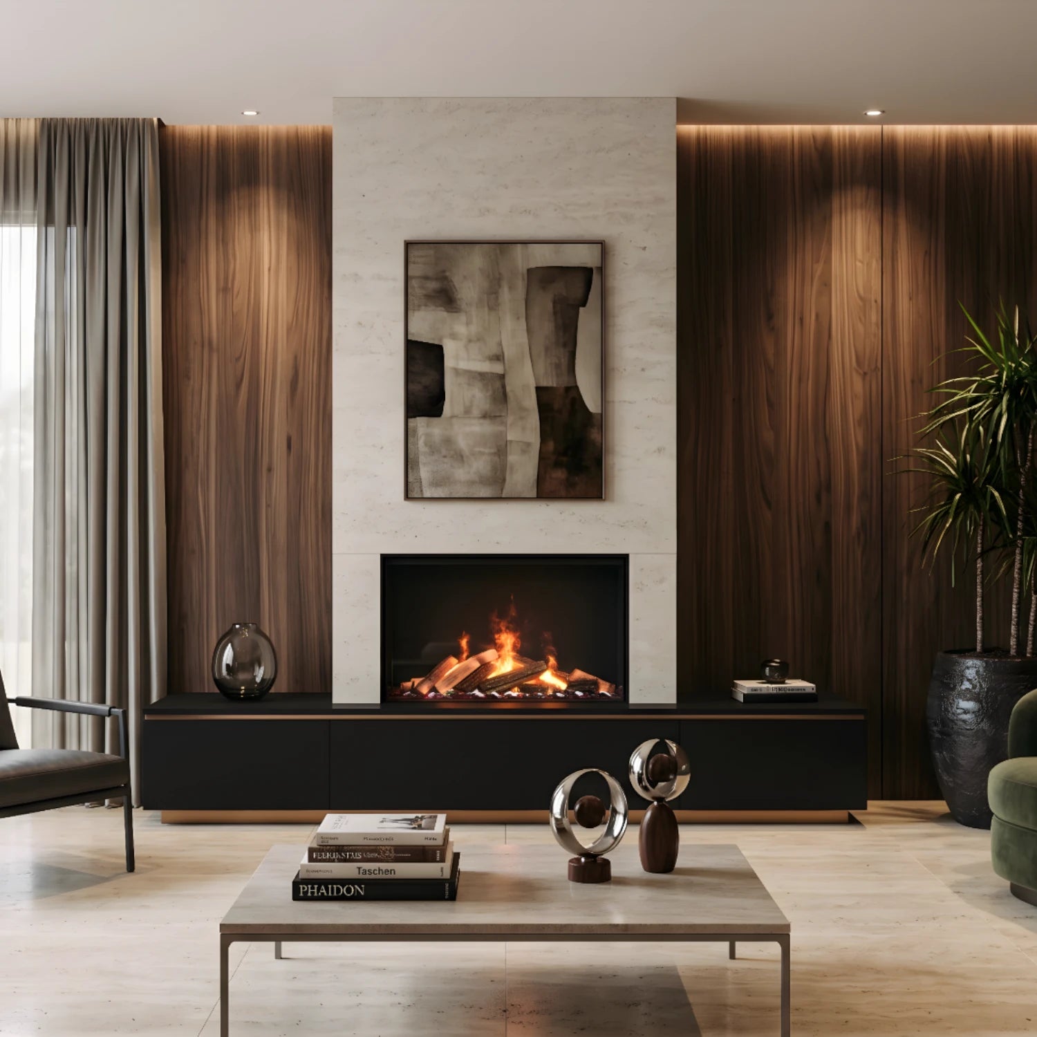 e-MatriX 800/500 I - Water Vapour Fireplace