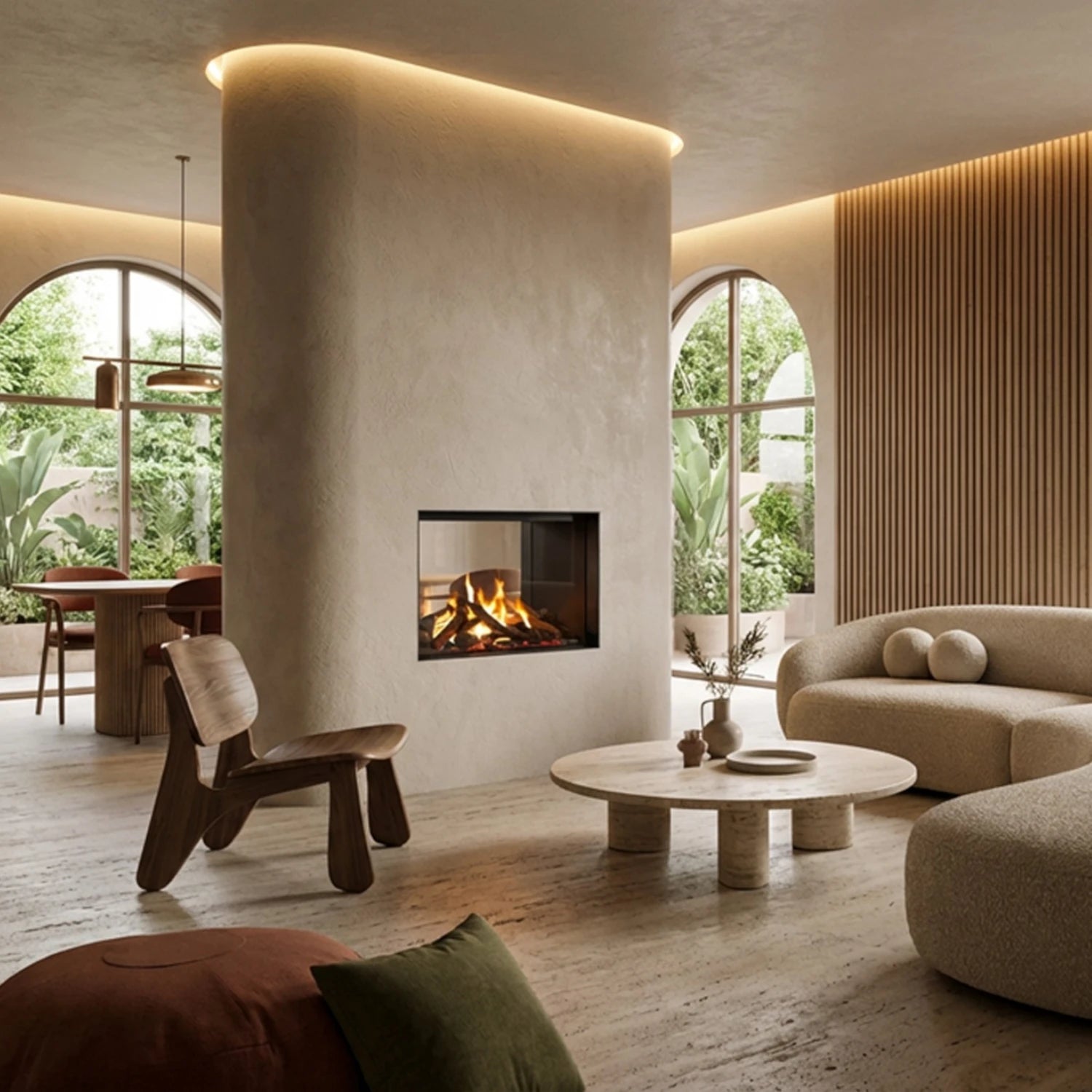 e-MatriX 800-500 ST - Water Vapour Fireplace