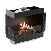Flogs Box 800 Left Corner (Flue Connection) - Bioethanol Fireplace