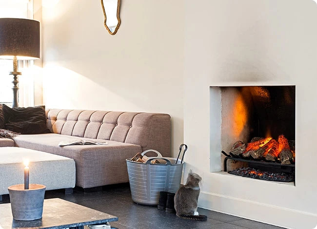Free standing opti myst fire basket 