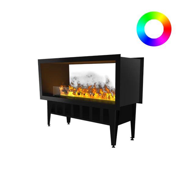 Incanto 1000 ST Multicolour See-Through Water Vapour Fireplace