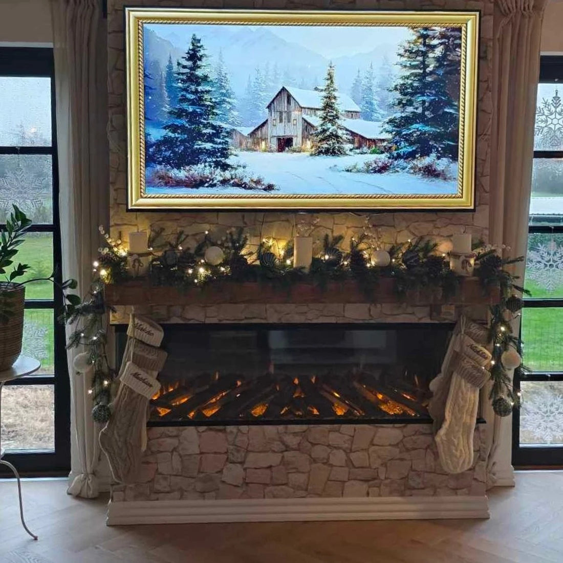 New Forest 1600 Built-In Electric Fireplace