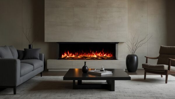 Superb 3D 140 cm Built-In Electric Fireplace