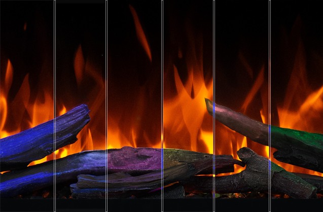 Aflamo 3D Electric Fireplace Insert 31" (80 × 60 cm)