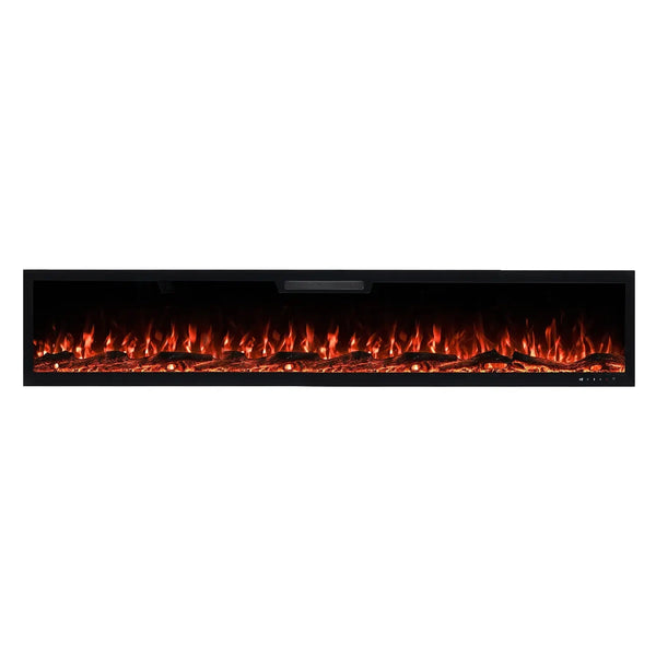 Elite 213 cm Built-In Electric Fireplace
