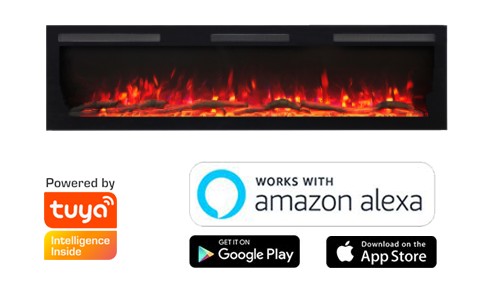 Majestic PRO Wall-Mounted Electric Fireplace 42" (107 cm)