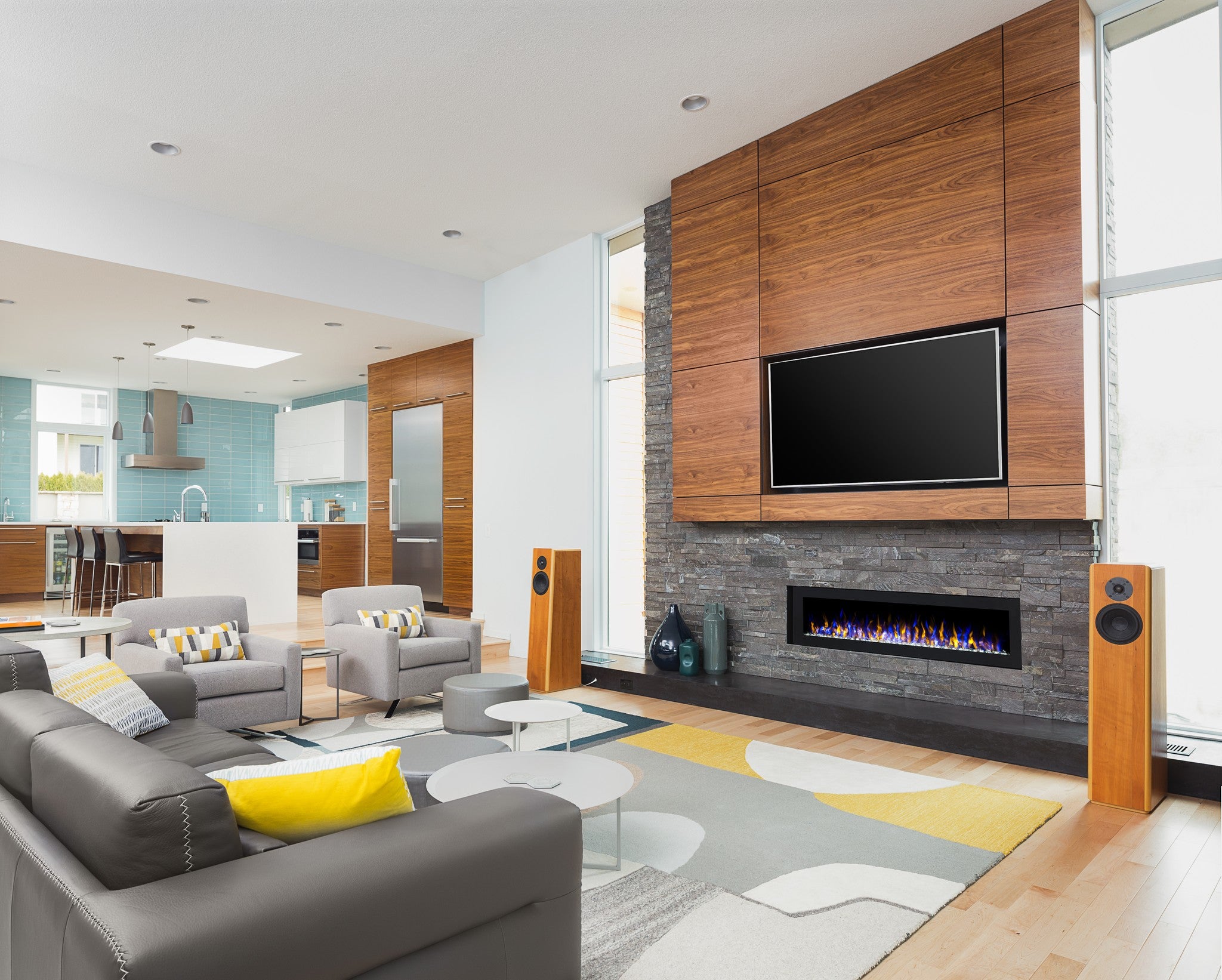 Aflamo Pride 178 cm Electric Fireplace