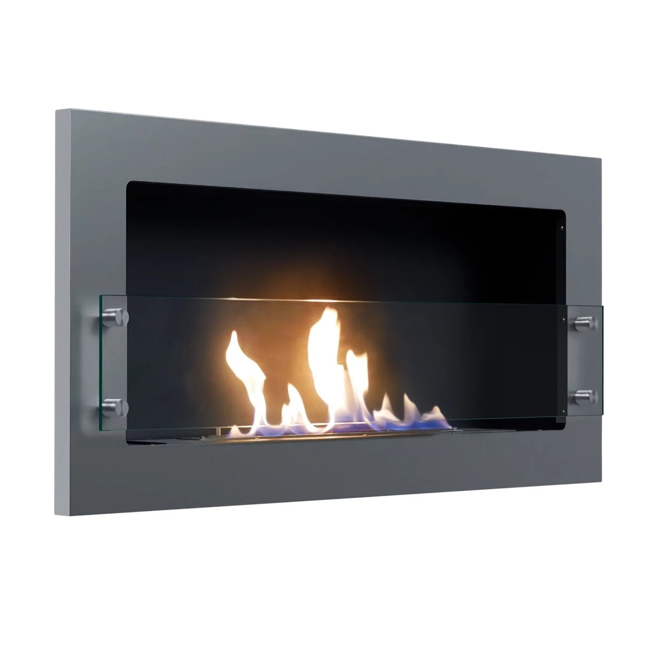 Texas Steel Wall Mounted Bioethanol Fireplace