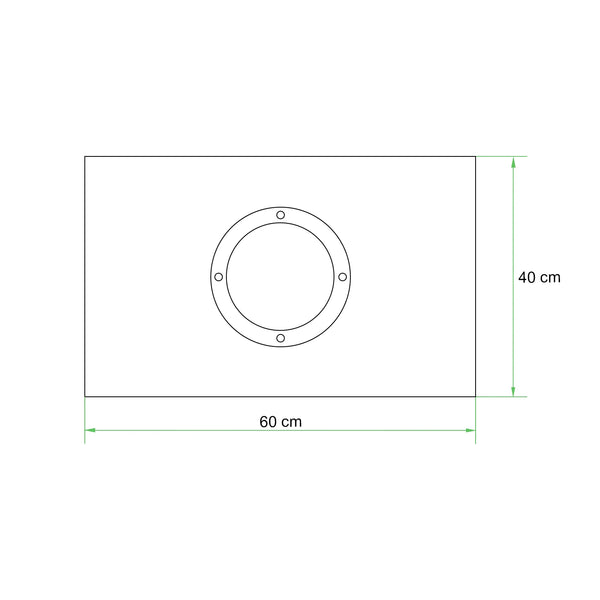 Toronto Black - 2-Sided Ceiling Mounted Biofire