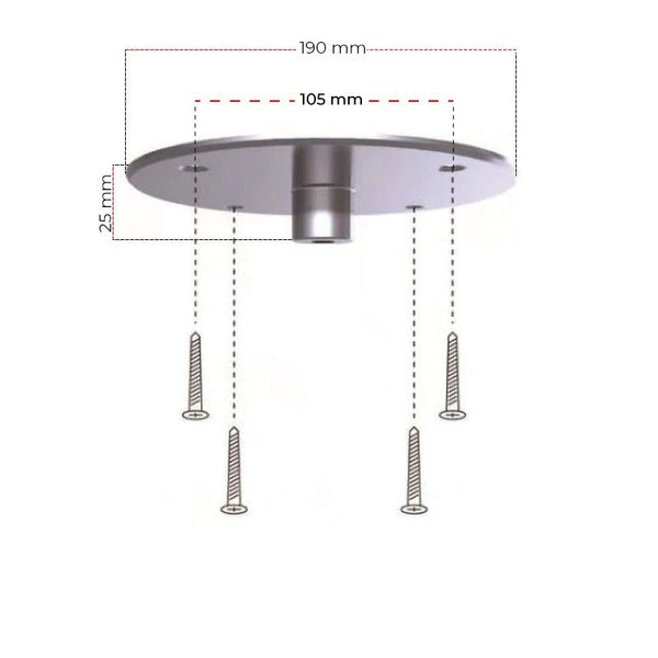 Ceiling Bracket for Cocoon Aeris - Black
