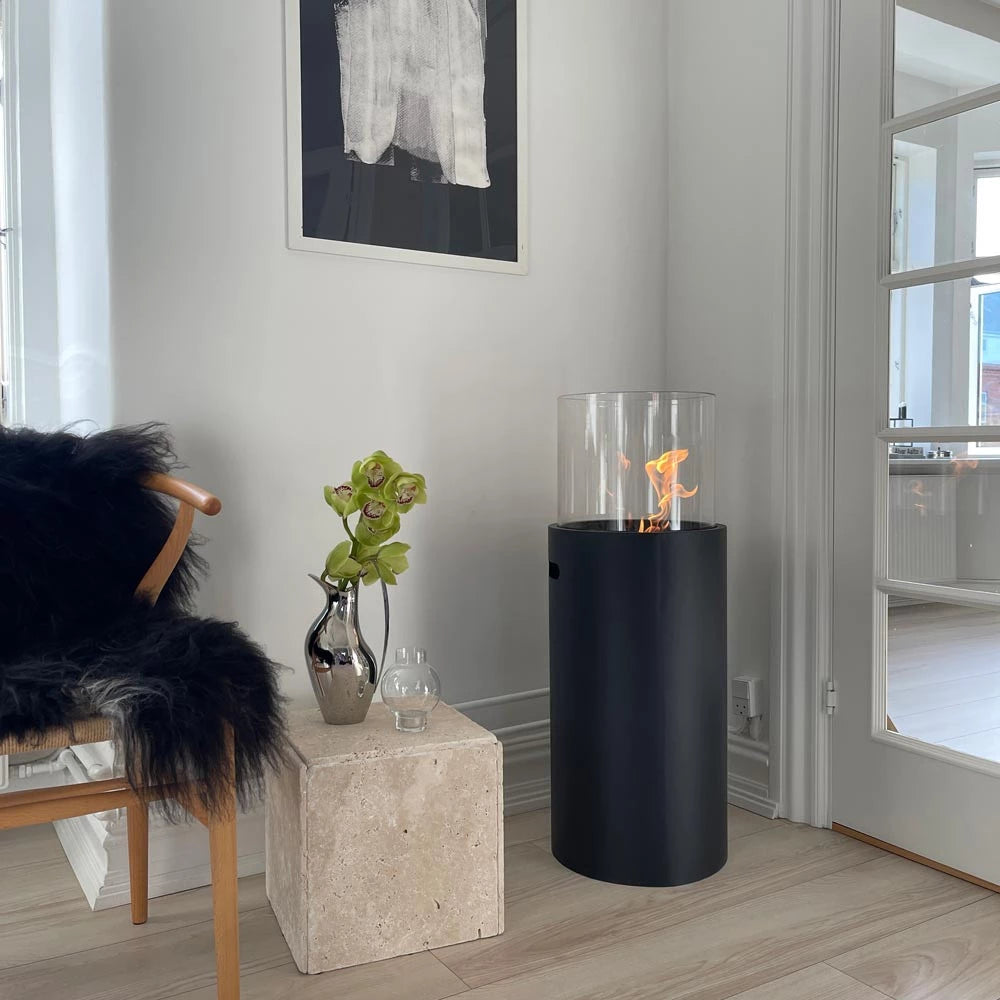 Cylinder bio ethanol fire
