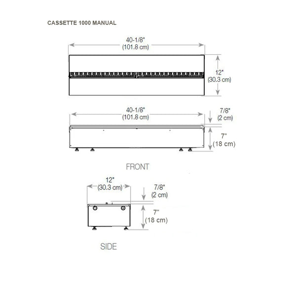 Opti-myst Cassette 1000 Retail - Manual