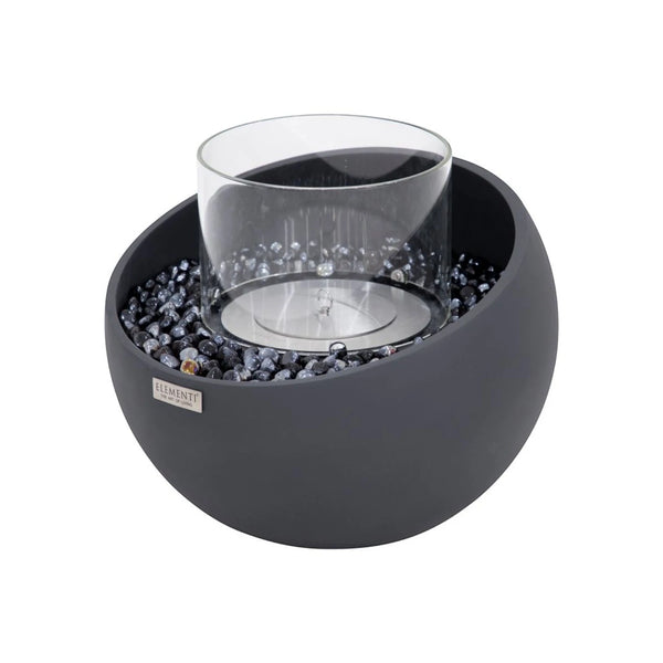 FIRENZE Bioethanol Bowl S – Slate Black