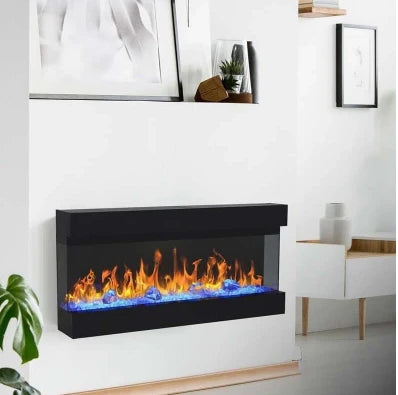 Three sided Electric Fireplace