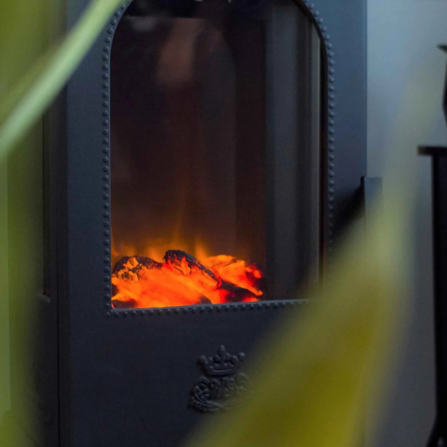 Victoria Electric Fireplace - Cast Iron