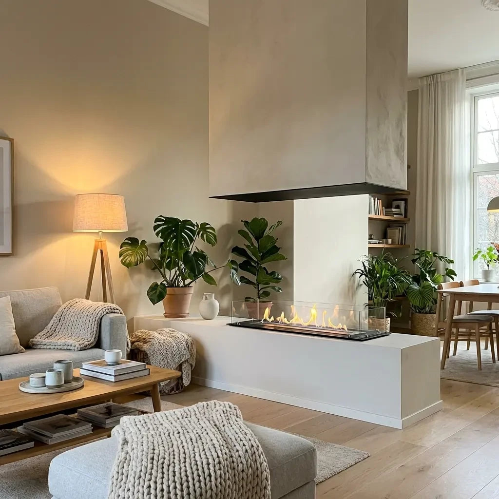 Floating Bioethanol fireplace 
