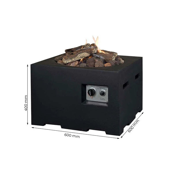 Small Black Square Table - Happy Cocooning