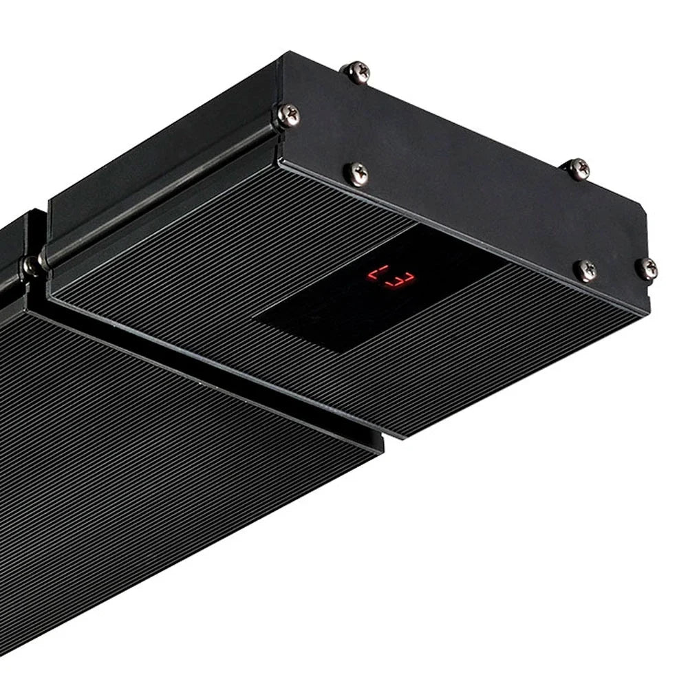 Black Heatstrip Design 2400 with remote