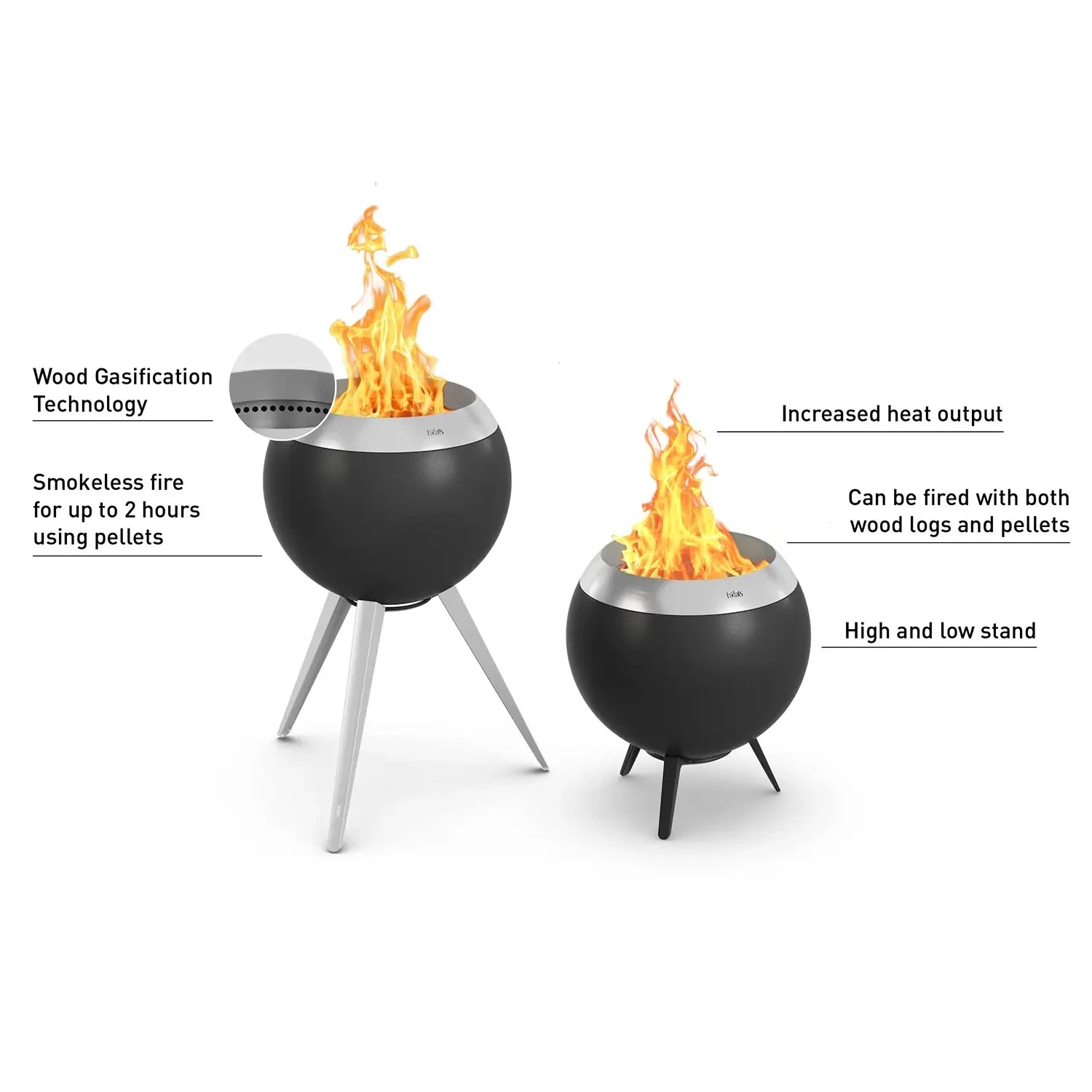Höfats Moon 45 High Stand Firebowl