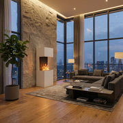 Beethoven White - OMC 600 | Opti-myst Fireplace