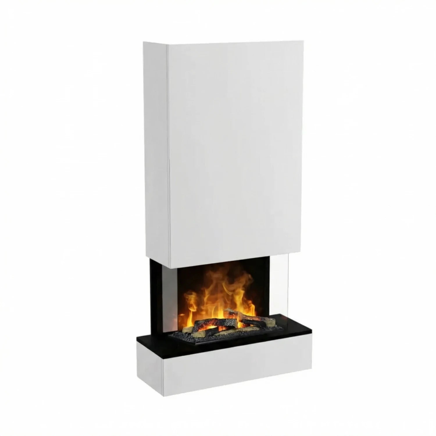 Hölderlin Tall OMC 600 – Wall mounted Water Vapour Fireplace