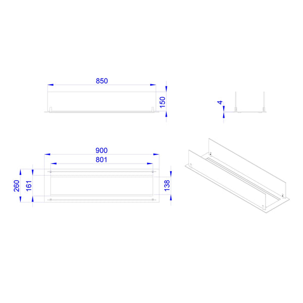 Built-in Profile - 80 cm