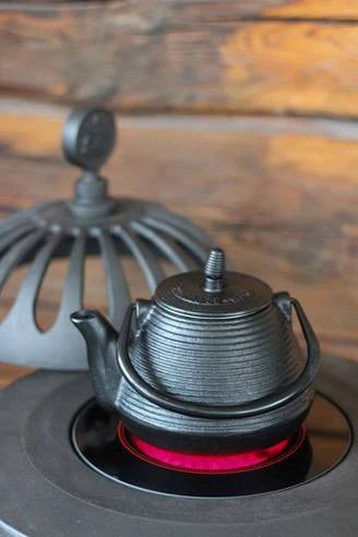Carl Electric Fireplace - Cast Iron