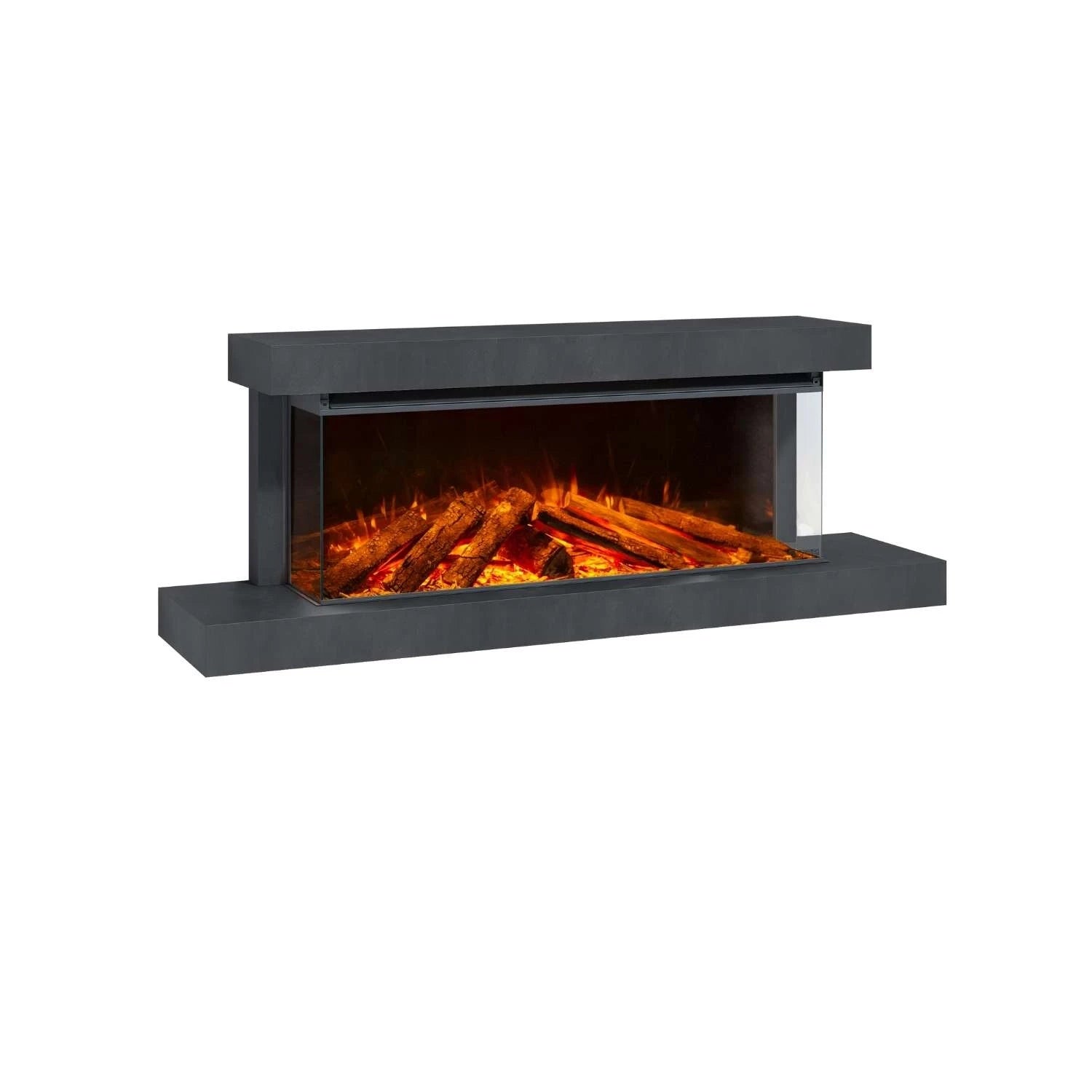 Lumen 1200 Wall Mounted Electric Fireplace – Anthracite