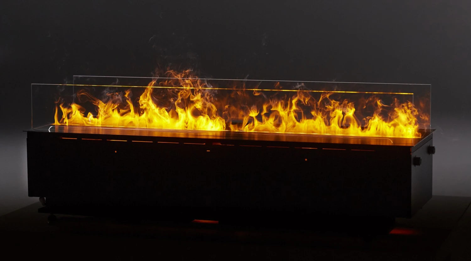 Magic-Fire by Safretti Mistero 1500 water vapour fireplace burner with 153 cm flame line