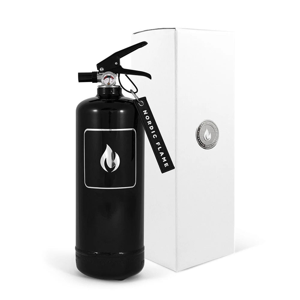 Black Fire Extinguisher 2 kg - Classic