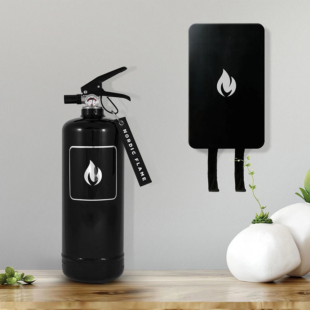 Black Fire Extinguisher 2 kg - Classic