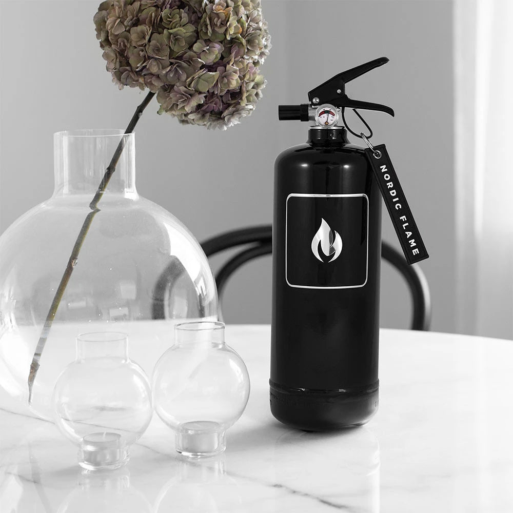 Black Fire Extinguisher 2 kg - Classic