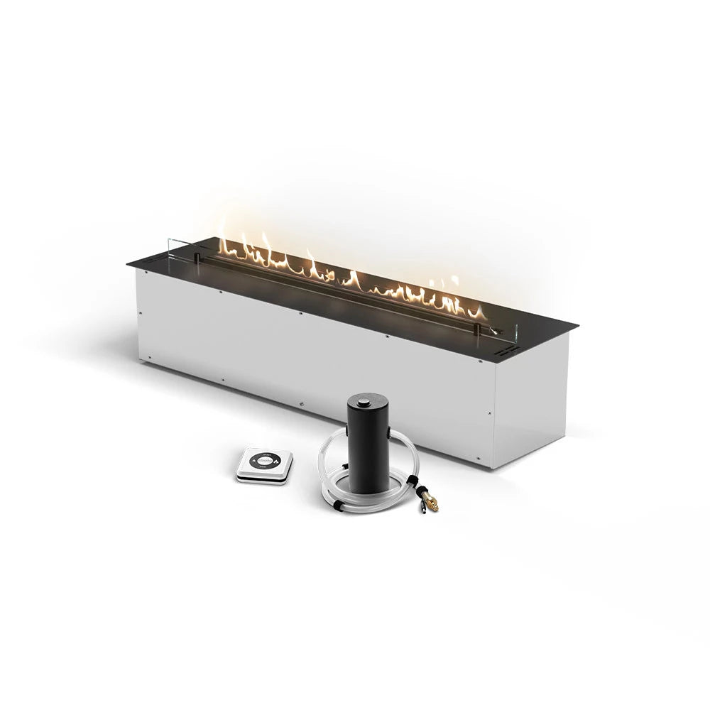 Automatic burner with advanced safety sensors. No ventilation required.