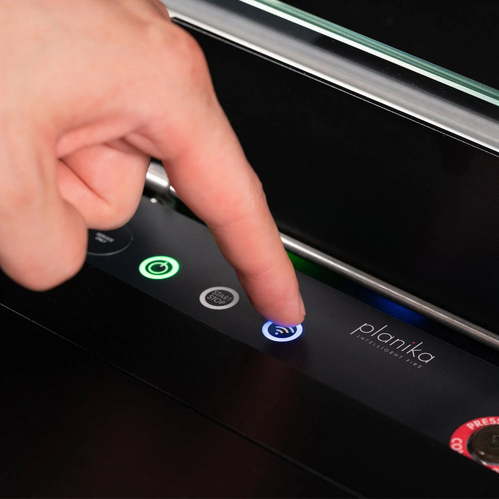 Automatic burner with advanced safety sensors. No ventilation required.