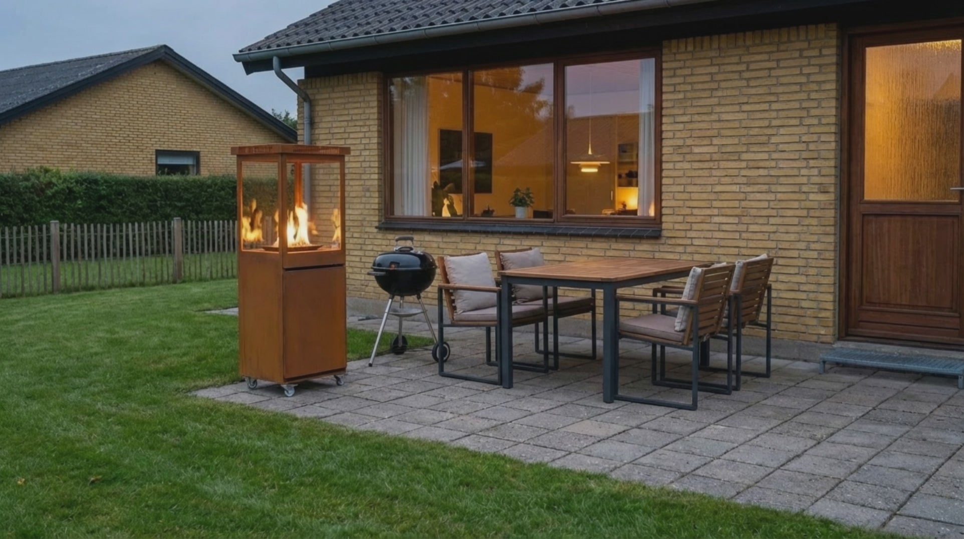 Load video: Marino Premium - Corten Steel Patio Fire