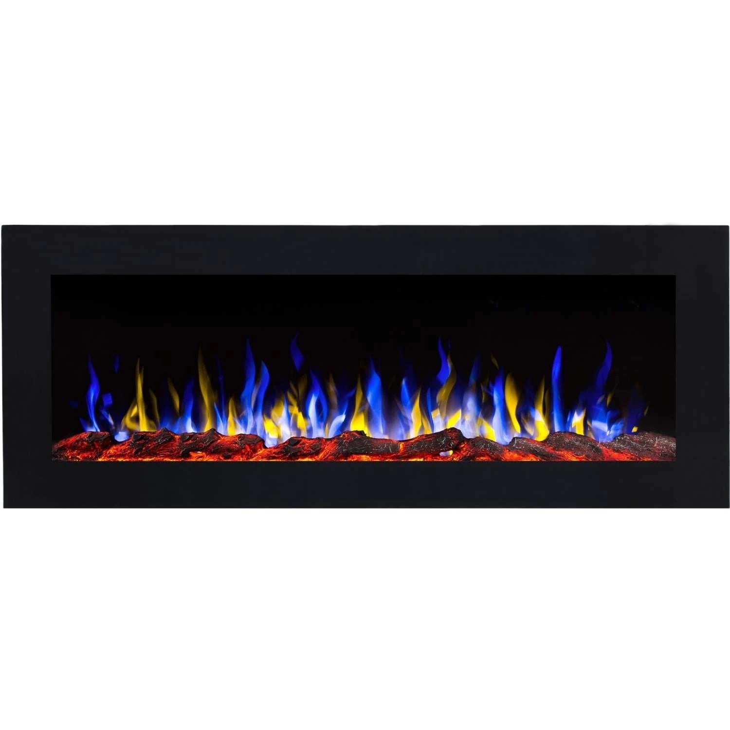 Pride 140 cm Electric Wall Fireplace - Black