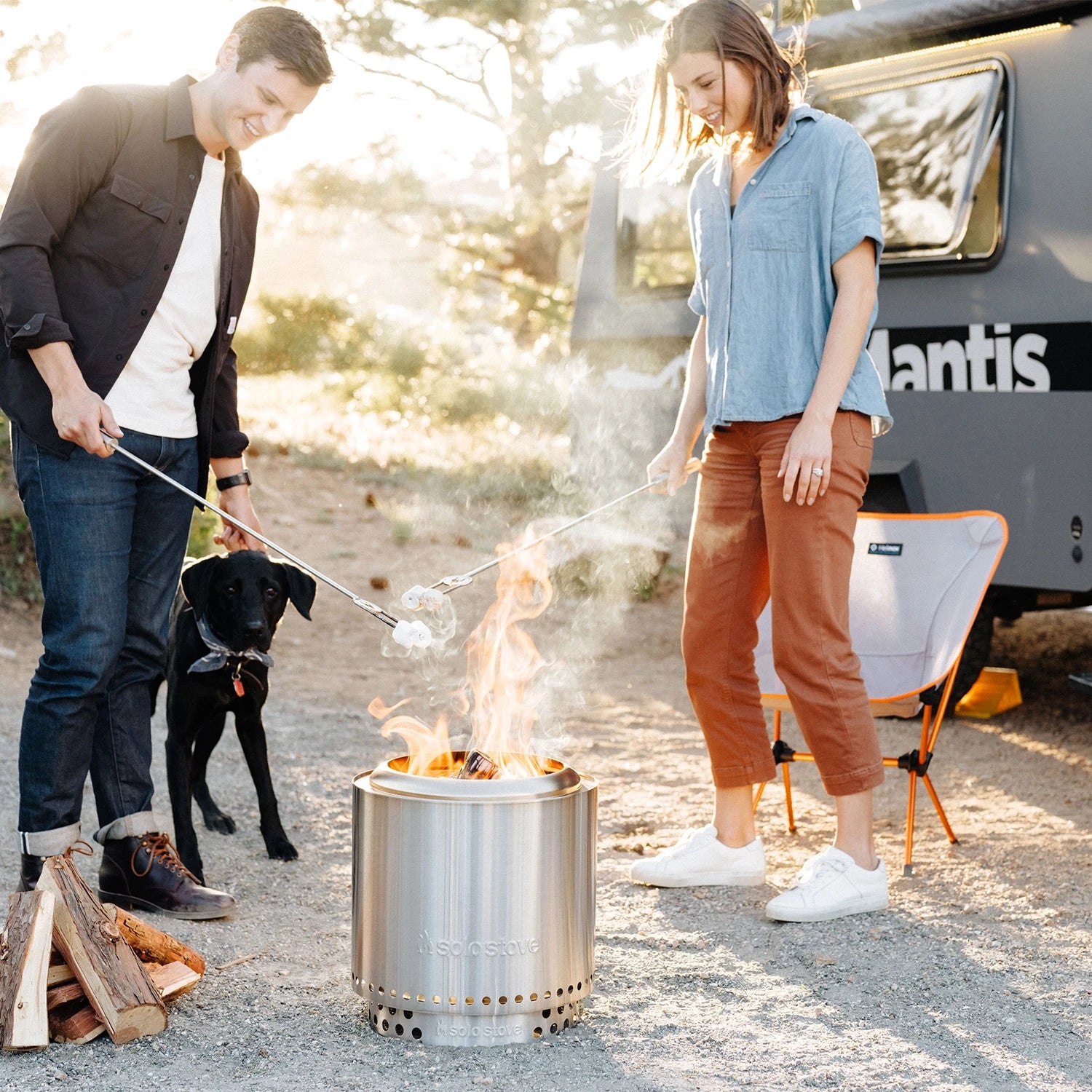 Ranger + Stand 2.0 Smokeless Fire Pit