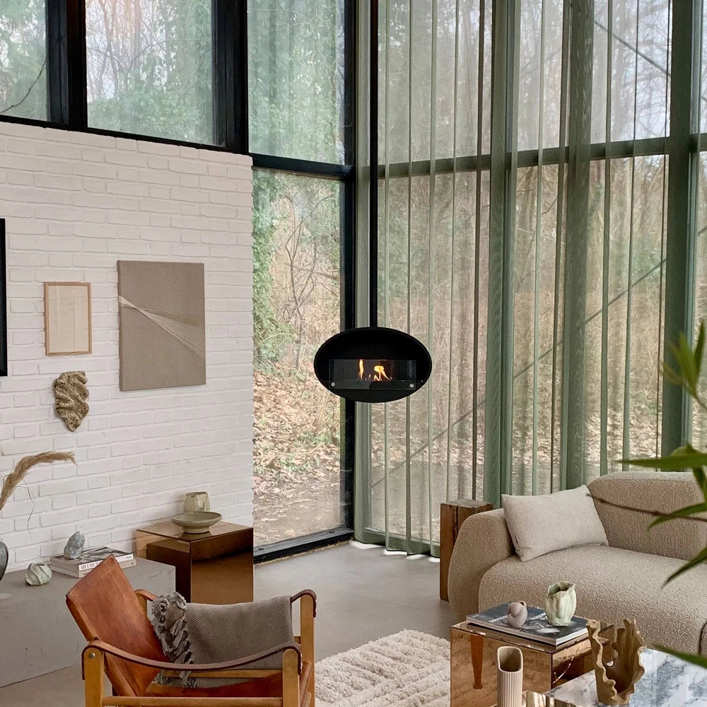 celling mounted bioethanol fireplace halifax scandiflames 