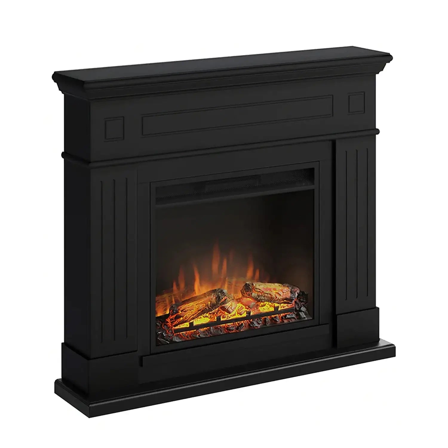 Larsen Electric Fireplace - Black