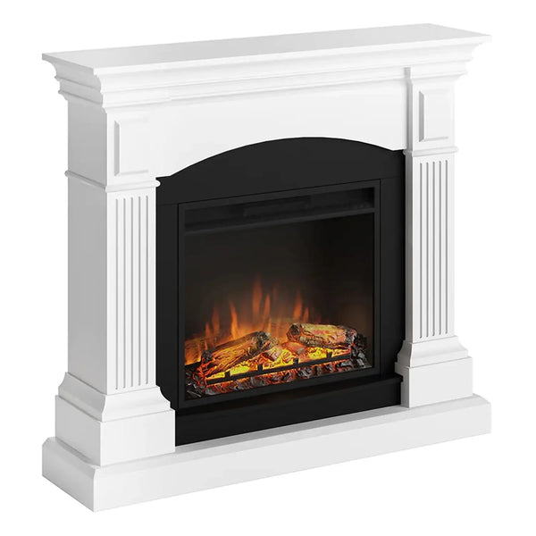 Magna Electric Fireplace - White